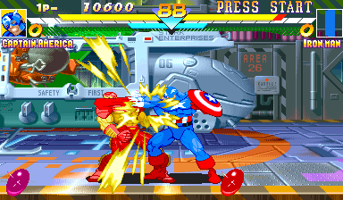 Marvel Super Heroes screenshot 5 for Playstation